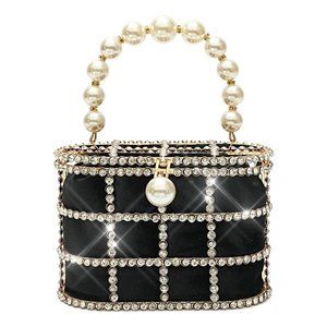 NEW Sparkling Bling Swarovski Crystal Pearl Clutch Purse Bag: + FREE Gif…